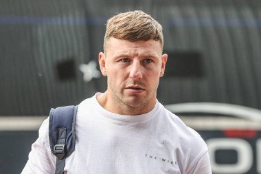 Warrington Wolves 'tan George Williams, 24 Ağustos 2025' te İngiltere 'nin Huddersfield kentinde oynanan 23. Betfred Süper Lig karşılaşmasında Huddersfield Giants - Warrington Wolves maçına geldi.