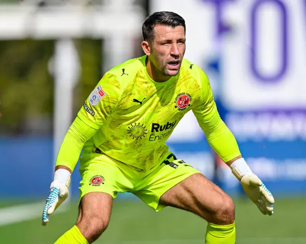 Gökyüzü İddia Ligi 2 karşılaşmasında Fleetwood Town, Oldham Athletic 'e karşı Highbury Stadyumu, Fleetwood, İngiltere, 23 Ağustos 2025