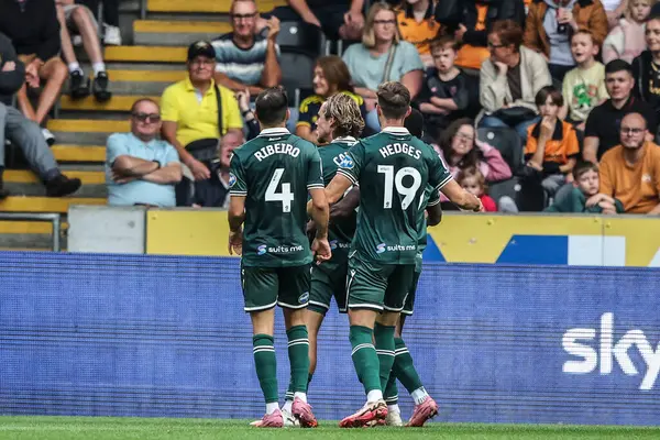 Blackburn Rovers takımından Todd Cantwell, 23 Ağustos 2025 'te MKM Stadyumu' nda oynanan Hull City ve Blackburn Rovers maçında 0-3 'lük galibiyet golünü kutluyor.