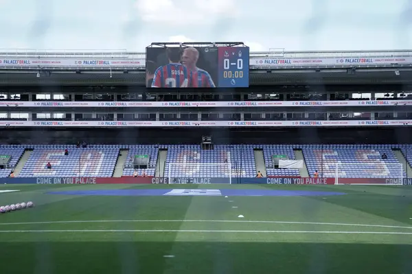 Selhurst Park 'ın Selhurst Park' taki Premier League maçı sırasında, 24 Ağustos 2025 'te Londra, Selhurst Park' taki Crystal Palace ve Nottingham Forest maçının genel görünümü.