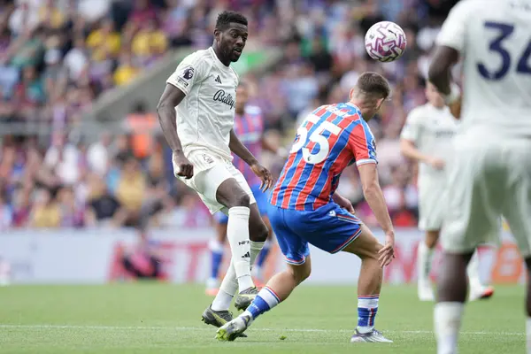 Premier Lig maçı sırasında Kristal Saray, Nottingham Ormanı 'na karşı Selhurst Park, Londra, 24 Ağustos 2025