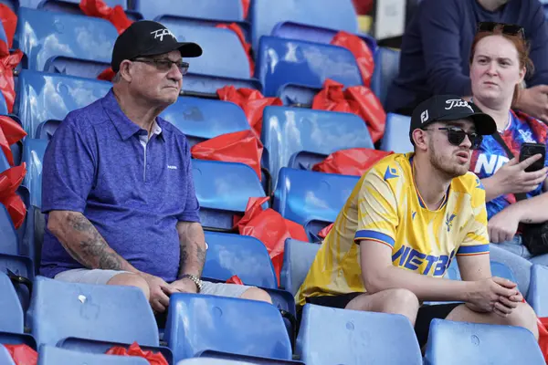 Crystal Palace taraftarları Premier League maçı öncesinde Crystal Palace, Nottingham Ormanı 'na karşı Selhurst Park, Londra, 24 Ağustos 2025