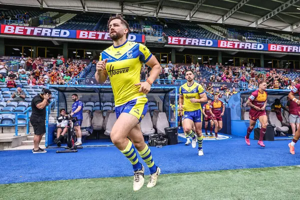 Warrington Wolves 'dan Toby King 24 Ağustos 2025' te Accu Stadyumu, Huddersfield, Birleşik Krallık 'ta oynanan Betfred Süper Lig 23.