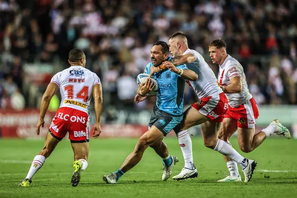 Hull FC 'den Jordan Rapana, 22 Ağustos 2025' te St Helens vs Hull FC 'de oynanan Betfred Süper Lig karşılaşmasında elendi.