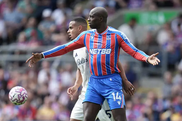 Kristal Saray 'dan Jean-Philippe Mateta Premier Lig maçı sırasında Kristal Saray' a karşı Nottingham Ormanı, Selhurst Park, Londra, Birleşik Krallık, 24 Ağustos 2025