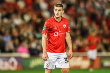 Barnsley 'den Jonathan Bland Carabao Kupası maçı sırasında Barnsley, Rotherham United' a karşı Oakwell, Barnsley, Birleşik Krallık 'ta, 26 Ağustos 2025