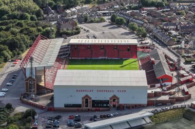 Oakwell 'in Carabao Kupası maçı sırasında Oakwell, Barnsley-Rotherham United maçı sırasında 26 Ağustos 2025' te görüldü.