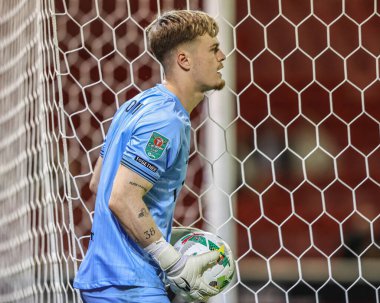 Barnsley 'den Murphy Cooper Carabao Kupası maçı sırasında Barnsley-Rotherham United maçı sırasında Oakwell, Barnsley, Birleşik Krallık' ta, 26 Ağustos 2025