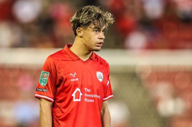 Barnsley 'li Caylan Vickers Carabao Kupası maçı sırasında Barnsley, Barnham United' a karşı Oakwell, Barnsley, Birleşik Krallık, 26 Ağustos 2025