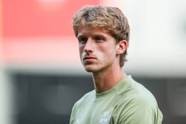 Southampton 'dan Mads Roerslev Carrow Road' a, Carabao Kupası maçı öncesinde Norwich City ile Southampton arasındaki Carrow Road, Norwich, İngiltere, 26 Ağustos 2025 'te vardı.