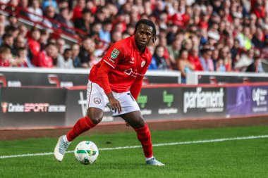 Barnsley 'den Reyes Cleary, 26 Ağustos 2025' te Oakwell, Barnsley, Birleşik Krallık 'ta oynanan Carabao Kupası maçında Barnsley' e karşı.