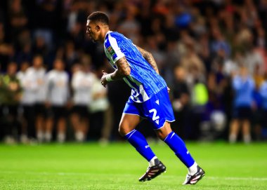 Sheffield Wednesday 'den Liam Palmer 26 Ağustos 2025' te Hillsborough, Sheffield, Birleşik Krallık 'ta Çarşamba günü oynanan Carabao Kupası maçında penaltı almak için öne çıktı.