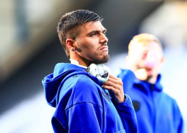 Leeds United takımından Jol Piroe, 26 Ağustos 2025 'te İngiltere' nin Hillsborough kentinde oynanan Carabao Kupası maçında Sheffield Wednesday-Leeds United maçına geldi.