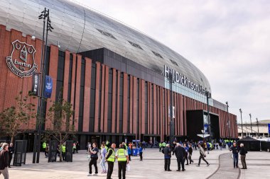 Hill Dickinson Stadyumu 'nun, 27 Ağustos 2025' te İngiltere 'nin Liverpool kentinde oynanan Everton, Mansfield Town maçındaki genel görüntüsü.