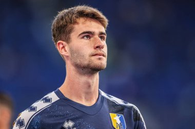 Mansfield Town 'dan Finn Flanagan, Carabao Kupası maçında Everton, Mansfield Town' a karşı 27 Ağustos 2025 'te Liverpool, İngiltere' deki Hill Dickinson Stadyumu 'nda oynandı.