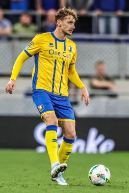 Mansfield Town 'dan Elliott Hewitt Carabao Kupası maçı sırasında Everton, Mansfield Town' a karşı Hill Dickinson Stadyumu, Liverpool, Birleşik Krallık, 27 Ağustos 2025