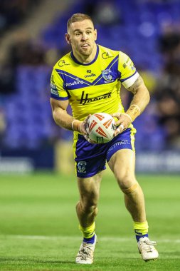 Warrington Wolves 'tan Matt Dufty 24. Betfred Süper Lig karşılaşmasında Warrington Wolves, Salford Red Devils' e karşı Halliwell Jones Stadyumu, Warrington, Birleşik Krallık, 29 Ağustos 2025