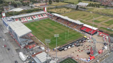 The Sewell Group Craven Park 'ın Betfred Super League Round 24 maçındaki hava görüntüsü Hull KR ile St Helens arasında oynanan Sewell Group Craven Park, Kingston üzerine Hull, Birleşik Krallık, 29 Ağustos 2025