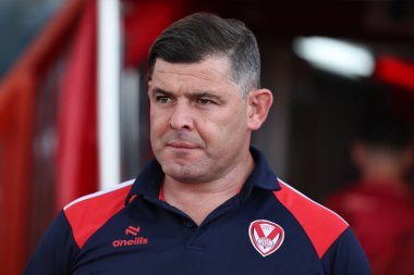 Paul Wellens St. Helens 'in baş antrenörü, 29 Ağustos 2025' te İngiltere 'nin Hull kenti Kingston' da oynanan Sewell Group Craven Park 'ta oynanan 24.