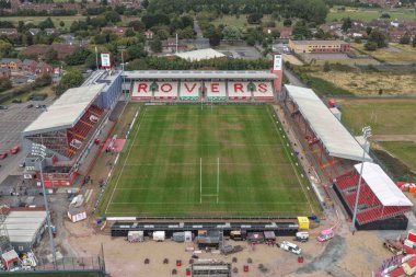 The Sewell Group Craven Park 'ın Betfred Super League Round 24 maçındaki hava görüntüsü Hull KR ile St Helens arasında oynanan Sewell Group Craven Park, Kingston üzerine Hull, Birleşik Krallık, 29 Ağustos 2025