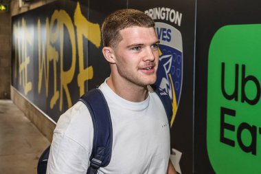 Warrington Wolves 'tan Jake Thewlis, 29 Ağustos 2025' te İngiltere 'nin Warrington şehrinde oynanan 24. Betfred Süper Lig karşılaşmasında sahaya çıktı.
