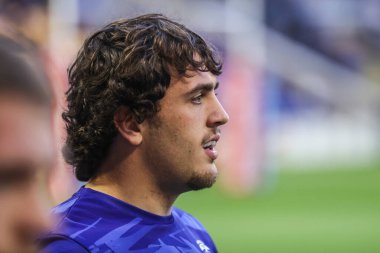 Warrington Wolves 'tan Max Wood 24. Betfred Süper Lig karşılaşmasında Warrington Wolves, Salford Red Devils' e karşı Halliwell Jones Stadyumu, Warrington, Birleşik Krallık, 29 Ağustos 2025