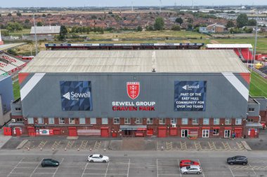 The Sewell Group Craven Park 'ın Betfred Super League Round 24 maçındaki hava görüntüsü Hull KR ile St Helens arasında oynanan Sewell Group Craven Park, Kingston üzerine Hull, Birleşik Krallık, 29 Ağustos 2025