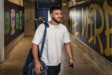 Warrington Wolves 'tan Adam Holroyd, 29 Ağustos 2025' te Warrington, Warrington 'daki Halliwell Jones Stadyumu' nda oynanan 24.