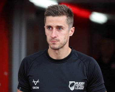 Chris Kendall, 29 Ağustos 2025 'te İngiltere' de oynanan Betfred Süper Lig karşılaşması sırasında Sewell Group Craven Park, Kingston upon Hull, Birleşik Krallık 'ta Hull KR ile St Helens maçına geldi.