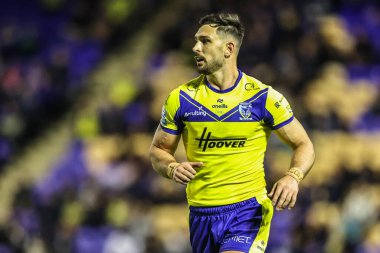Warrington Wolves 'tan Ryan Matterson 24. Betfred Süper Lig karşılaşmasında Warrington Wolves, Salford Red Devils' e karşı Halliwell Jones Stadyumu, Warrington, Birleşik Krallık, 29 Ağustos 2025