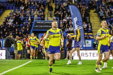 Warrington Wolves takımından Luke Yates, 29 Ağustos 2025 'te Warrington, İngiltere' deki Halliwell Jones Stadyumu 'nda oynanan 24.