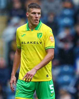 Norwich City 'den Jakov Medi Gökyüzü İddia Şampiyonası' nda Blackburn Rovers Norwich City 'ye karşı, Ewood Park, Blackburn, Birleşik Krallık, 30 Ağustos 2025