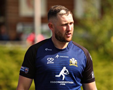 Kuzey Galler Haçlıları 'ndan Lloyd Roby Betfred Ligi 1 maçından önce North Wales Crusaders, Stadiwm CSM, Colwyn Bay, İngiltere' de Keighley Cougars 'a karşı 31 Ağustos 2025