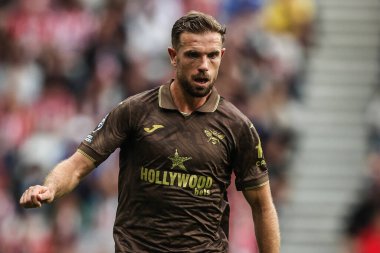 Brentford 'dan Jordan Henderson Premier League maçı sırasında Sunderland Brentford' a karşı Stadium Of Light, Sunderland, İngiltere, 30 Ağustos 2025
