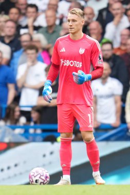 Fulham 'dan Bernd Leno Premier Lig karşılaşmasında Chelsea Fulham' a karşı Stamford Bridge, Londra, 30 Ağustos 2025