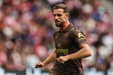 Brentford 'dan Jordan Henderson Premier League maçı sırasında Sunderland Brentford' a karşı Stadium Of Light, Sunderland, İngiltere, 30 Ağustos 2025