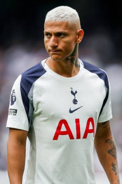 Tottenham Hotspur takımından Richarlison, Premier Lig maçında Tottenham Hotspur 'a karşı Bournemouth Tottenham Hotspur Stadyumu, Londra, İngiltere, 30 Ağustos 2025