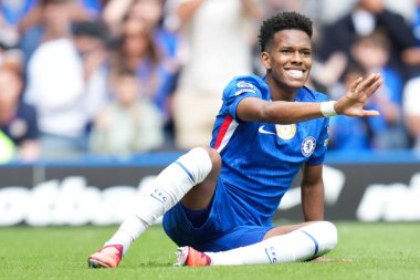 Chelsea Premier Lig karşılaşmasında Estevao, 30 Ağustos 2025 'te Stamford Bridge, Londra' da Fulham 'a karşı.