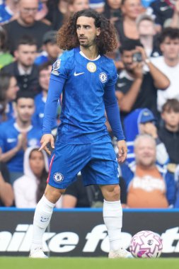 Chelsea 'den Marc Cucurella Premier Lig karşılaşmasında Chelsea Fulham' a karşı Stamford Bridge, Londra, 30 Ağustos 2025
