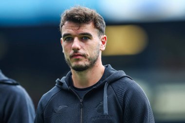 Norwich City 'den Liam Gibbs, 30 Ağustos 2025' te İngiltere 'nin Blackburn kentinde oynanan Blackburn Rovers Norwich City maçının öncesinde stadyuma geldi.