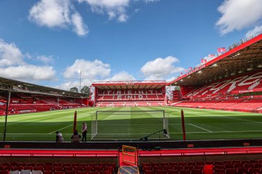 Premier Lig karşılaşması öncesinde Nottingham Forest, West Ham United 'a karşı City Ground, Nottingham, İngiltere' de 31 Ağustos 2025
