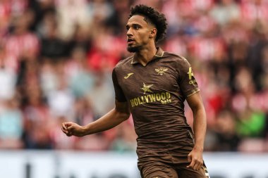 Brentford 'dan Kevin Schade Premier League maçında Sunderland, Brentford' a karşı Stadium Of Light, Sunderland, İngiltere, 30 Ağustos 2025