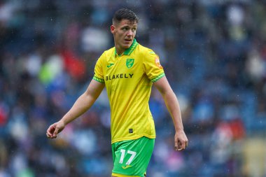 Norwich City 'den Ante Crnac Gökyüzü İddia Şampiyonası maçında Blackburn Rovers Norwich City' ye karşı, Ewood Park, Blackburn, Birleşik Krallık, 30 Ağustos 2025