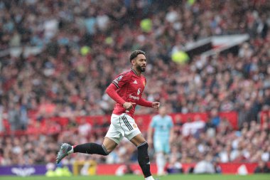 Manchester United 'ın Manchester United ile Burnley arasındaki Premier League maçı sırasında 30 Ağustos 2025' te Old Trafford, Manchester, İngiltere 'de Matheus Cunha