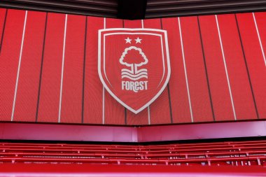 Premier Lig karşılaşması öncesinde Nottingham Forest, West Ham United 'a karşı City Ground, Nottingham, İngiltere' de 31 Ağustos 2025