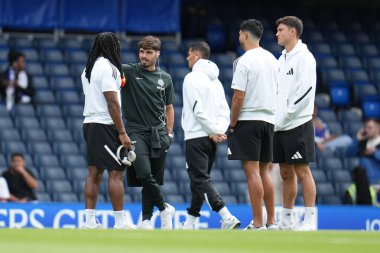 Chelsea 'den Pedro Neto ve Fulham Premier Lig karşılaşması öncesinde Chelsea ile Fulham Stamford Bridge, Londra, 30 Ağustos 2025' te karşı karşıya geldiler.