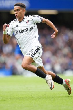Joshua King Fulham Premier Lig karşılaşmasında Chelsea Fulham 'a karşı Stamford Bridge, Londra, Birleşik Krallık, 30 Ağustos 2025