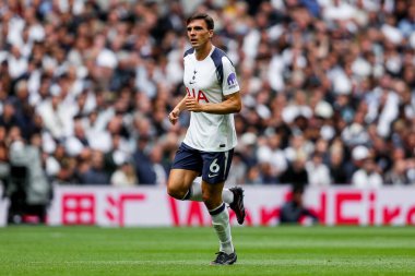Tottenham Hotspur 'dan Joao Palhinha Premier Lig maçı sırasında Tottenham Hotspur' un Bournemouth 'a karşı Tottenham Hotspur Stadyumu, Londra, 30 Ağustos 2025' te oynanan karşılaşmasında