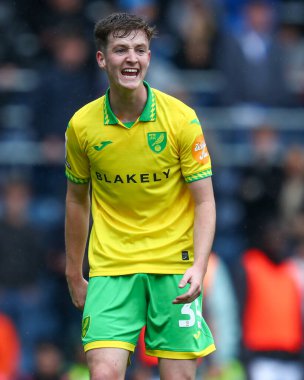 Norwich City 'den Kellen Fisher 30 Ağustos 2025' te Blackburn Rovers 'a karşı Norwich City' de oynanan Gökyüzü İddia Şampiyonası maçında