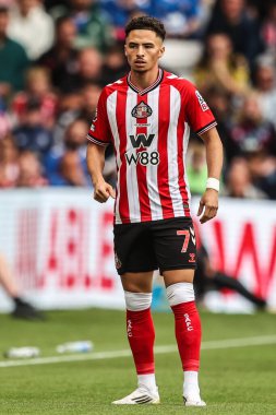 Sunderland 'dan Chemsdine Talbi Premier League maçında Sunderland, Brentford' a karşı, 30 Ağustos 2025 'te Sunderland Stadyumu' nda.